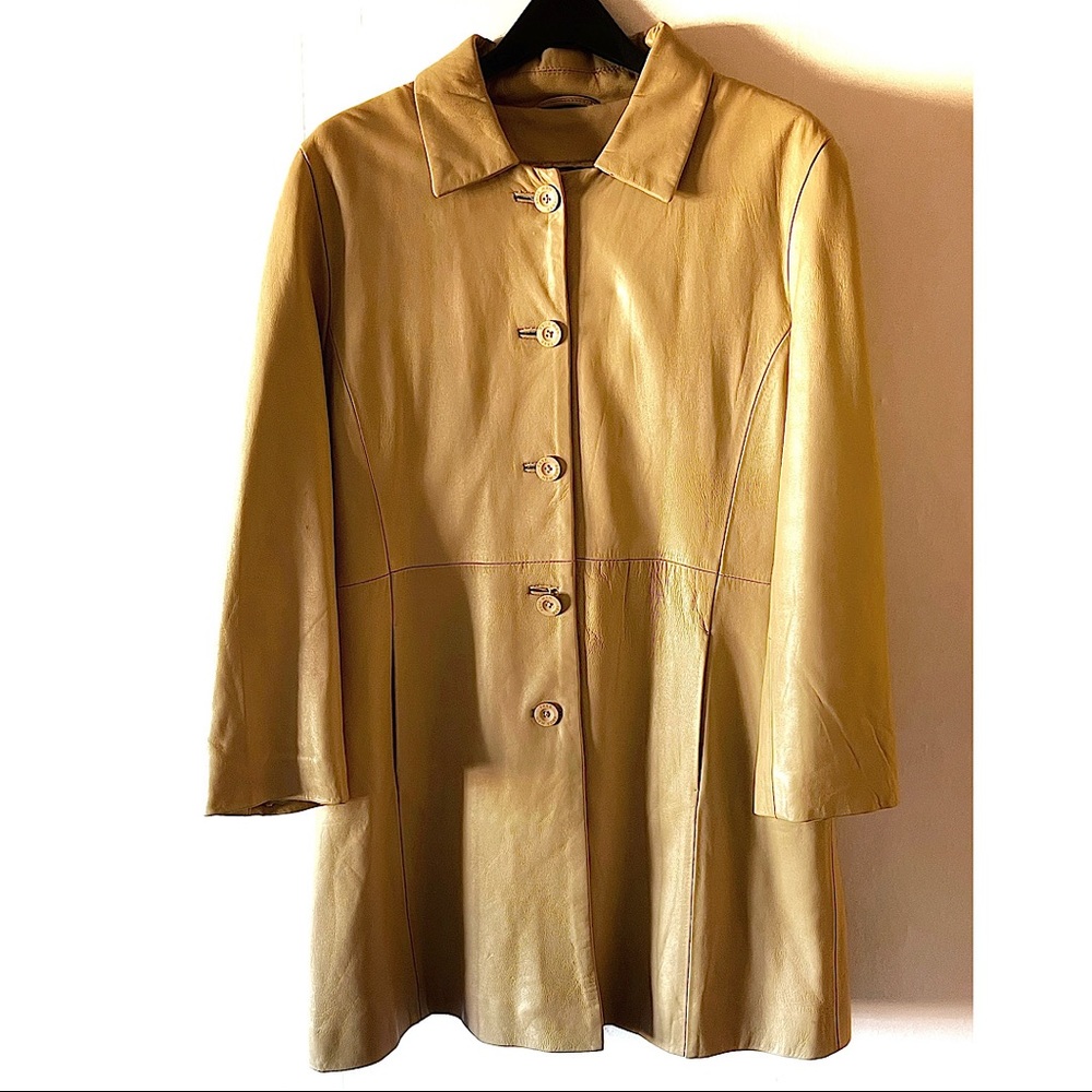 Tan Real Leather Jacket